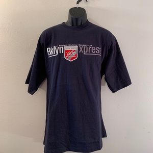 Brooklyn Express Embroidered Thick T Shirt L NWT